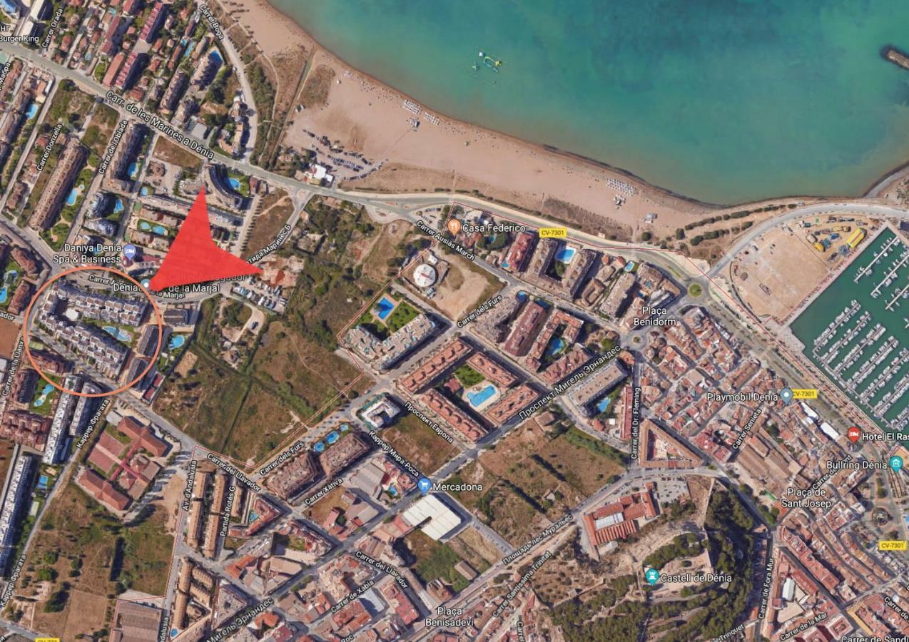 Апартаменти Sea View Penthouse Denia, Elegance Екстер'єр фото